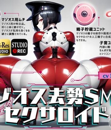 【エロ漫画raw】マゾオス去勢SM嬢セクサロイド 〜マスターがしっかり服従を誓えるように実力行使します〜【KU100】