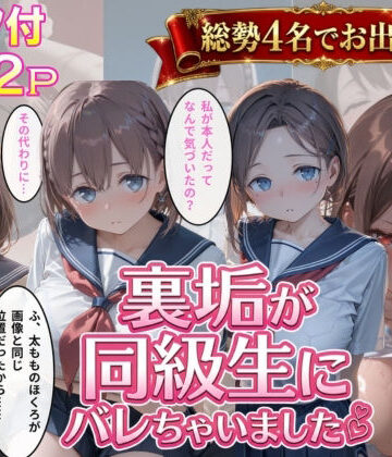 【エロ漫画raw】裏垢が同級生にバレちゃいました
